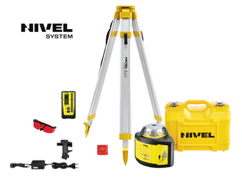 NIVEL SYSTEM NIWELATOR LASEROWY NL500R GEODEZYJNY NL500R + STATYW BUDOWLANY / TRÓJNÓG SJJ1