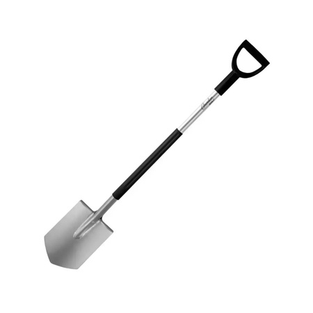 DEDRA Szpadel ostry trzonek metalowy 122cm 80B003
