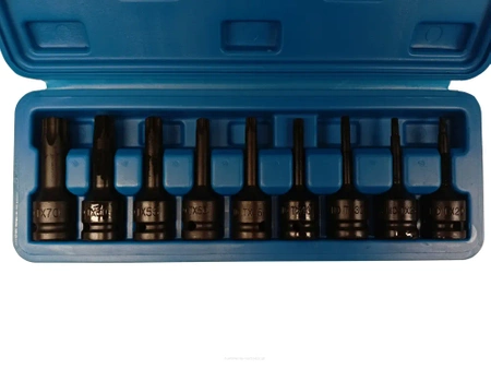 Jobi Extra zestaw nasadek udarowych Torx 1/2" T20-T70 X2026