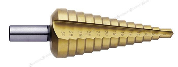 Stalco wiertło stopniowe do metalu HSS-TIN RP 6-30mm skok 2 mm PERFECT S-72532