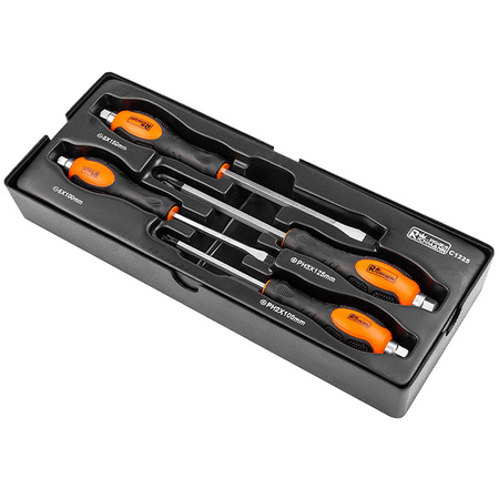 Wózek warsztatowy z nadstawką Richmann + wyposażenie 506 elementów C1277