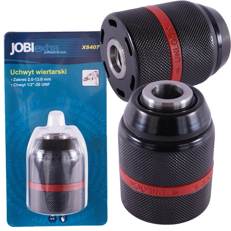 JOBI GŁÓWKA WIERTARSKA SAMOZACISK 1/2" 2-13MM X8407