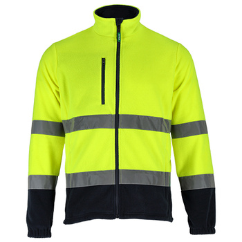 Bluza polarowa ostrzegawcza Basic Neon Line żółta