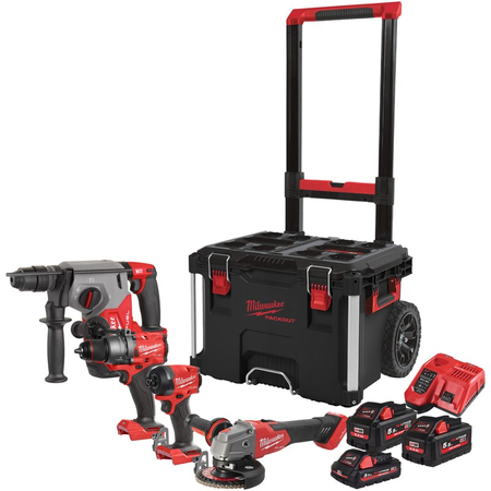 Milwaukee zestaw narzędzi PowerPack M18FPP4E-555T 4933492530