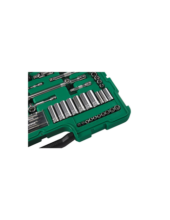 SATA zestaw kluczy nasadowych 124 elementy 1/4" 3/8" 1/2" zestaw walizka