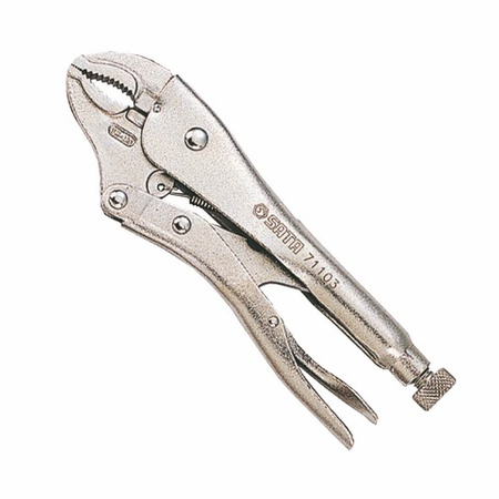 Sata szczypce zaciskowe samoblokujące z szczękami zakrzywionymi 7"