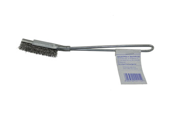 SZCZOTKA DRUCIANA METALOWA RĄCZKA 90mm/210 mm WYGIĘTA