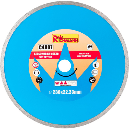 RICHMANN TARCZA DIAMENTOWA PEŁNA 230mm C4807