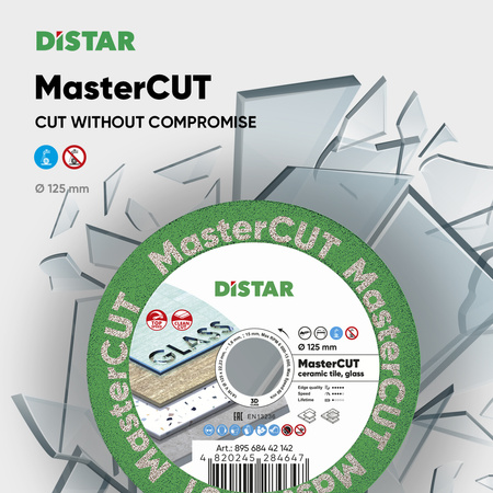 DISTAR Diamentowa tarcza tnąca 1A1R V 125 Mastercut