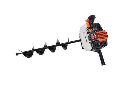 AwTools świder / wiertnica do gleby 2,95km 2-suw +3 Wiertła (100,150,200mm)  GD520
