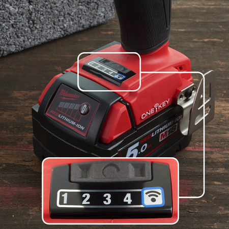 Milwaukee klucz udarowy M18 ONEFHIWF12 akumulatorowy 18V 1/2" 1898nm wifi body 4933459726