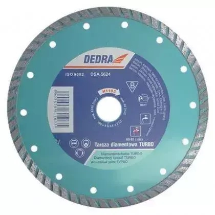 DEDRA TARCZA DO SZLIFOWANIA TURBO 230x22,2mm H1104