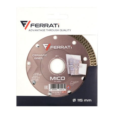 Ferrati Tarcza diamentowa Tnąca 1AIR 115mm F20107