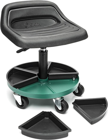 Sata krzesło taboret warsztatowy z tackami magnetycznymi ST95440