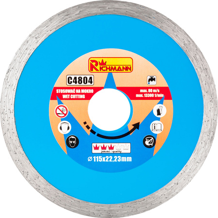 RICHMANN TARCZA DIAMENTOWA PEŁNA 115mm C4804