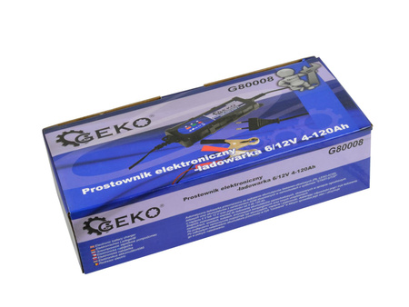 GEKO PROSTOWNIK ELEKTRONICZNY 6V/12V 4-120Ah G80008