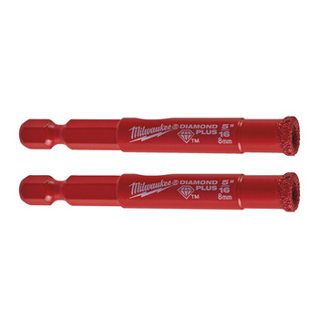 MILWAUKEE WIERTŁO DIAMENTOWE HEX 8MM 2SZT.