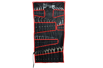 Geko komplet kluczy płasko-oczkowych polerowanych 47 elementów