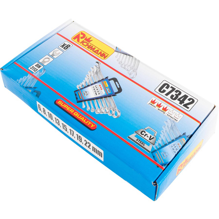 RICHMANN KLUCZE PŁASKO-OCZKOWE 6-22MM 8EL. C7342
