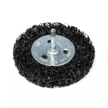 DEDRA TARCZA Z WŁÓKNINY ŚCIERNEJ 100mm Z TRZPIEN.