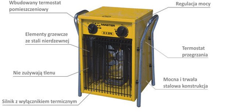 Master nagrzewnica elektryczna B 15kw EPB