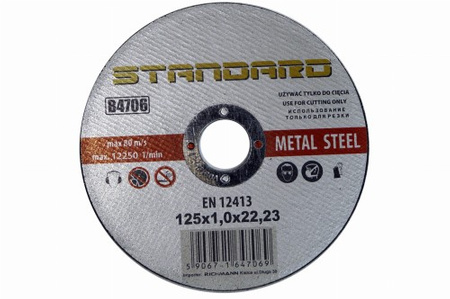 RICHMANN TARCZA METAL 125X1 STANDARD B4706