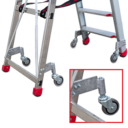 Faraone profesjonalna drabina z 8cm stopniami LADY6