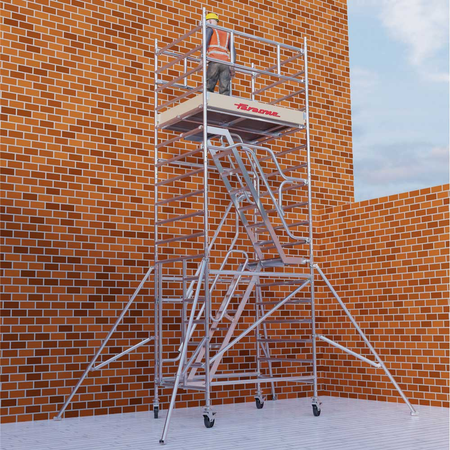 Faraone wieża jezdna Top System ze schodami 135×180 CM 10,4M G1-94