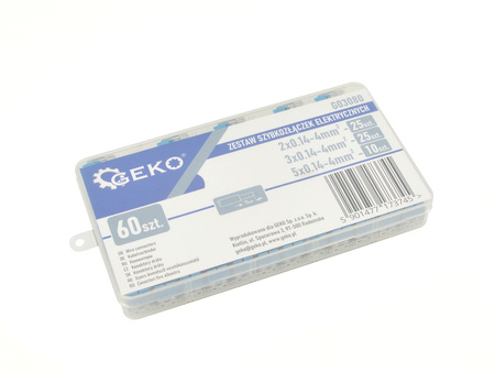 ZESTAW SZYBKOZŁĄCZEK ELEKTRYCZNYCH 60el.