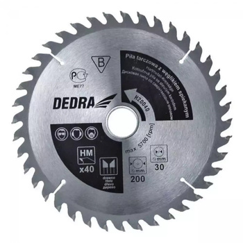 DEDRA PIŁA TARCZOWA DO DREWNA 160x20mm 36Z