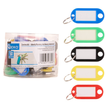 GEKO ZAWIESZKI DO KLUCZY KOLOROWE IDENTYFIKATORY G79961