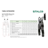 Stalco spodnie ogrodniczki robocze Basic Line czarne