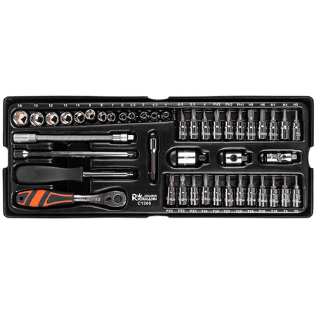 Richmann wózek szeroki z nadstawką i wyposażeniem 442 elementy C1314