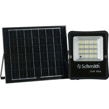 Schmith lampa LED z panelem solarnym 200W SLS-02