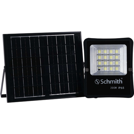 Schmith lampa LED z panelem solarnym 200W SLS-02