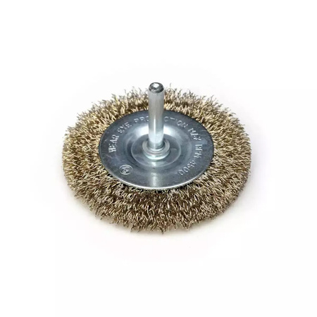 DEDRA SZCZOTKA TARCZOWA MOSIĄDZOWANA 63MM