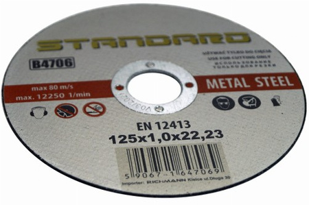 RICHMANN TARCZA METAL 125X1 STANDARD B4706