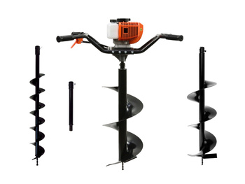 Geko świder wiertnica spalinowa do gleby z wiertłami 10 20 30cm