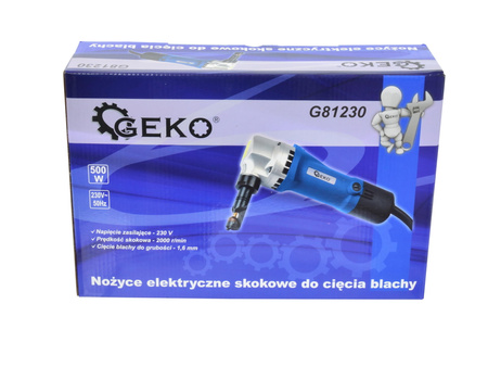 Geko nożyce elektryczne skokowe do cięcia blachy G81230