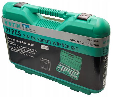 Honiton zestaw kluczy 21 elementów 3/4" H6021