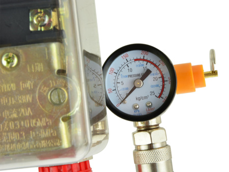 Geko presostat do sprężarki 400V dwa zegary G80324