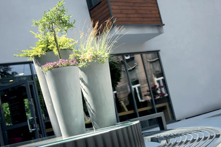 DoniczkaTubus slim beton Effect DTUS400E-422U