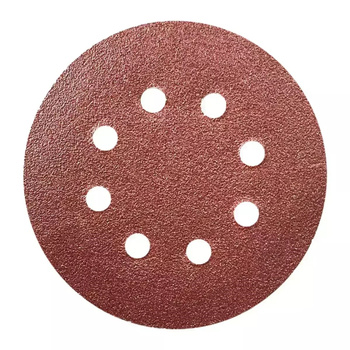 DEDRA KRĄŻEK ŚCIERNY 40GR.,125MM RZEP, KPL 5SZT