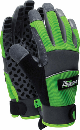 STALCO RĘKAWICE SYNTETYCZNE HI-VIS GRIPPER POWERMAX
