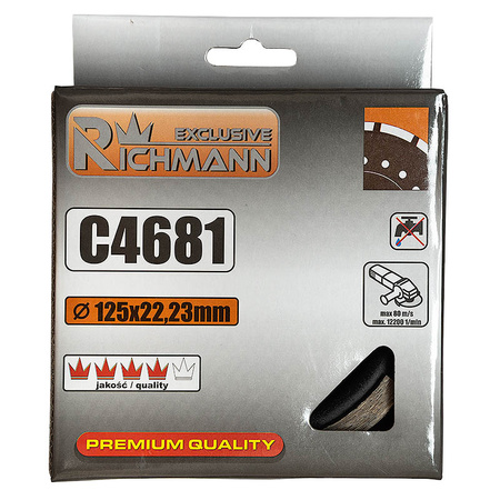 RICHMAN TARCZA DIAM DO SZLIF BETONU SEGMENT 125MM C4681
