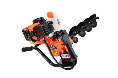 AwTools świder / wiertnica do gleby 2,95km 2-suw +3 Wiertła (100,150,200mm)  GD520