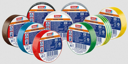 TAŚMA IZLOLACYJNA TESA PVC CZARNA 19X20M