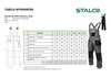 Stalco spodnie robocze ogrodniczki Basic Line szare