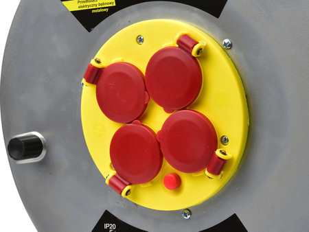 GEKO PRZEDŁUŻACZ NA BĘBNIE 3x2,5mm 25m