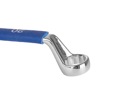 GEKO Klucze oczkowe odgięciem i gumowanym uchwytem 6-32mm 12 elementów G11545